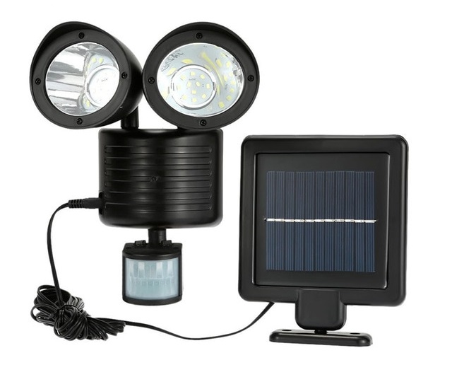 Lampa solarna halogen czujnik ruchu 22 led solar