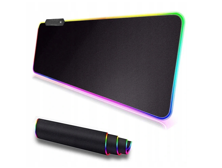 Podkładka pod myszkę rgb led gamingowa duża xl 80x30cm