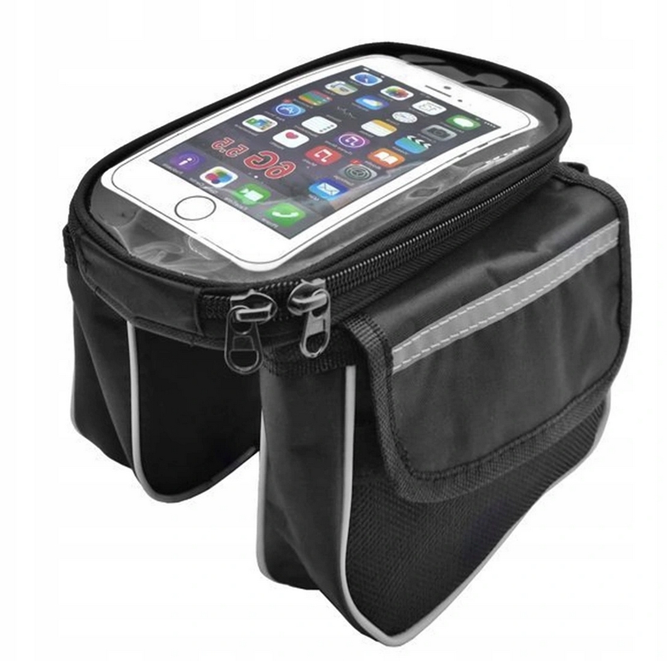 Torba rowerowa sakwa na telefon torebka odblask