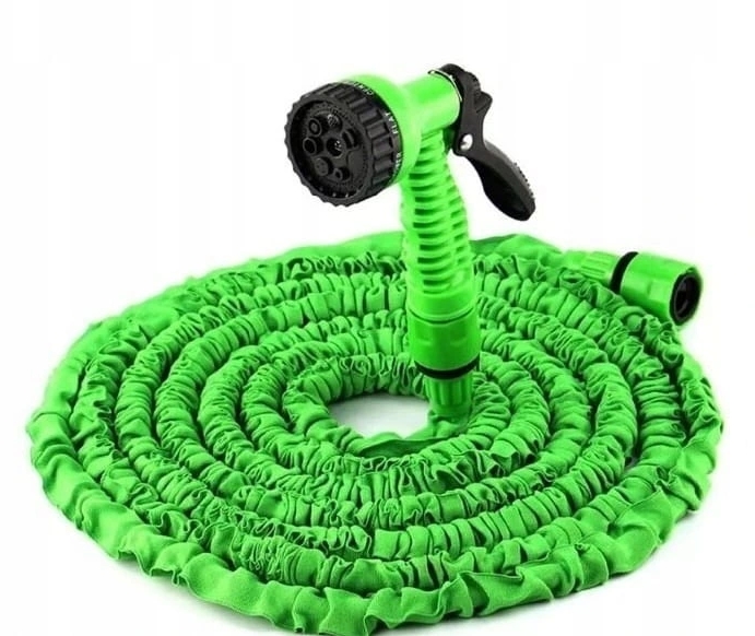 Wąż ogrodowy rozciągliwy elastyczny złączki pistolet 22,5m