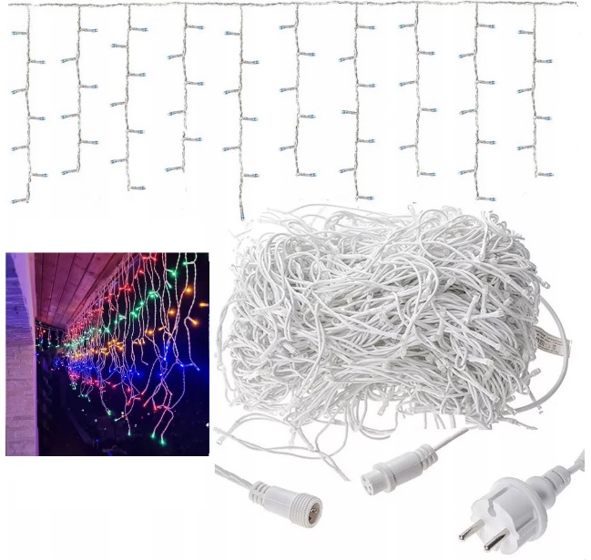 SOPLE 200 ZEWNĘTRZNE GRUBE KURTYNA ŚWIETLNA LED LA