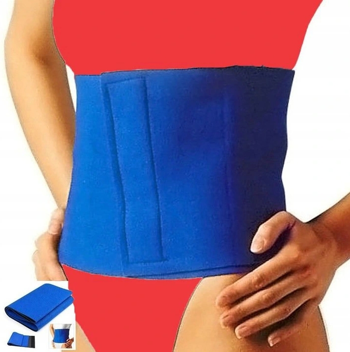 Pas neoprenowy wyszczuplający do ćwiczeń na rzep XXL 28x120cm