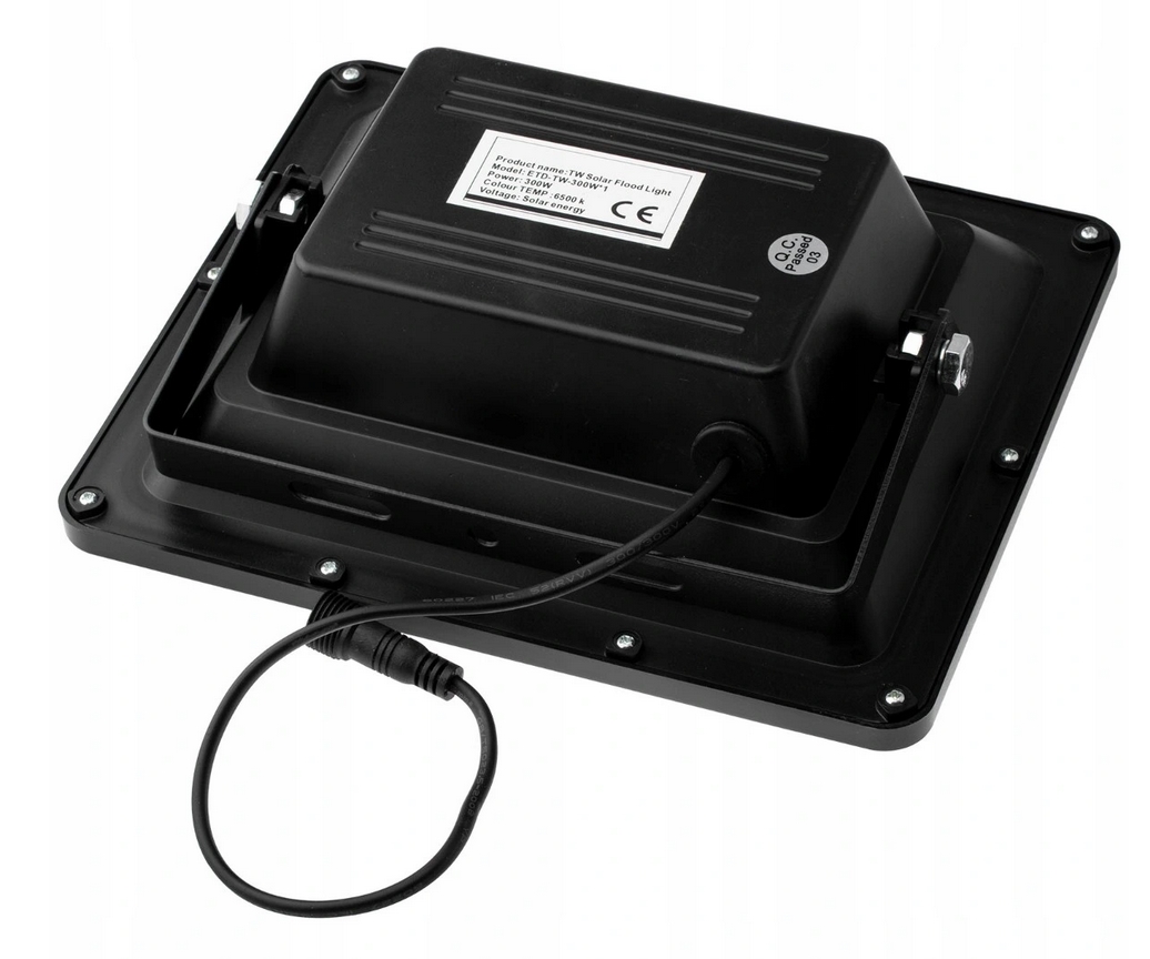 Lampa solarna led naświetlacz solar panel halogen pilot ip67 300w - obrazek 6