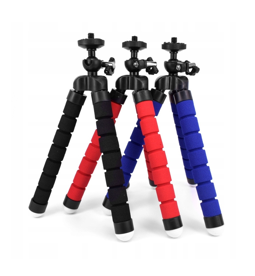 Elastyczny statyw giętki uchwyt na telefon aparat tripod selfie - obrazek 4