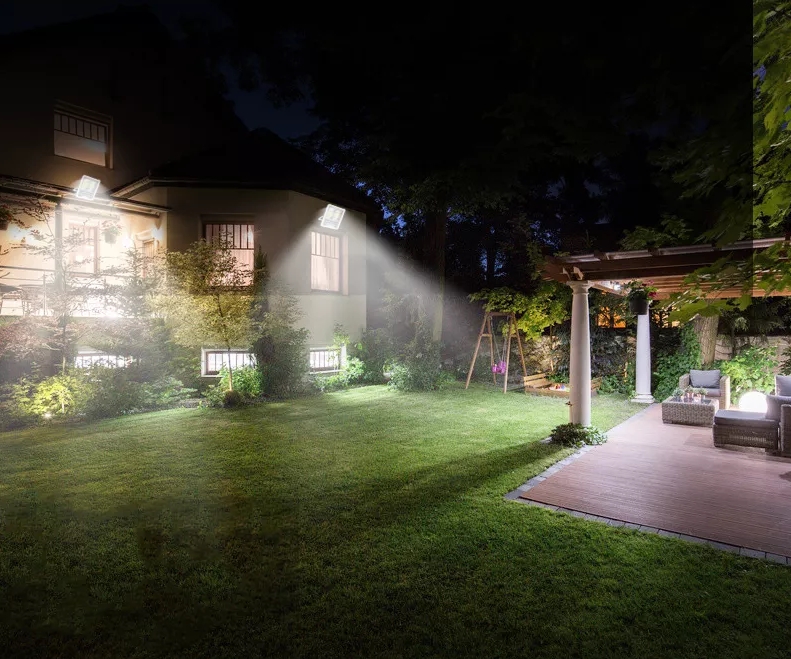 Lampa solarna led naświetlacz solar panel halogen pilot ip66 300w - obrazek 3