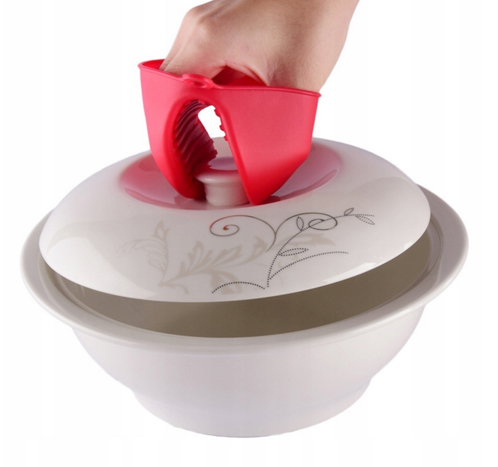 Rękawica silikonowa żaroodporna łapka krokodylek chwytak - obrazek 2