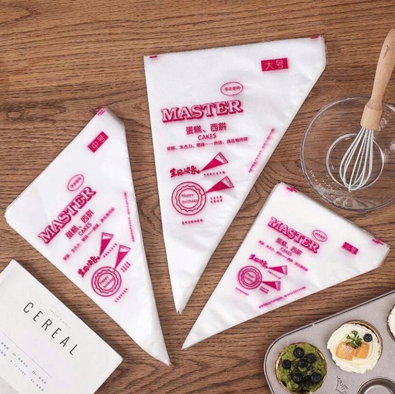 Rękaw cukierniczy jednorazowy dekorator do tortu zestaw 100szt l - obrazek 2