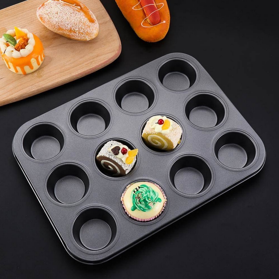 Blacha do pieczenia forma foremka teflonowa babeczki muffinki 36cm - obrazek 2