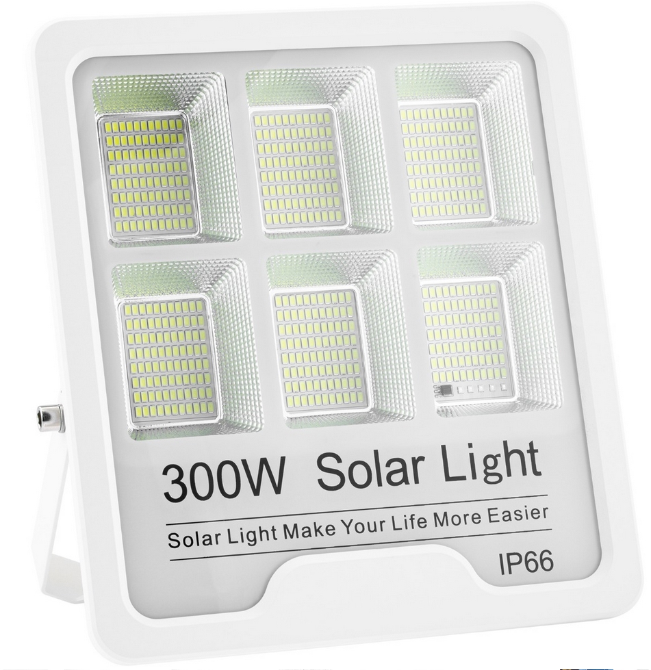 Lampa solarna led naświetlacz solar panel halogen pilot ip66 300w - obrazek 4