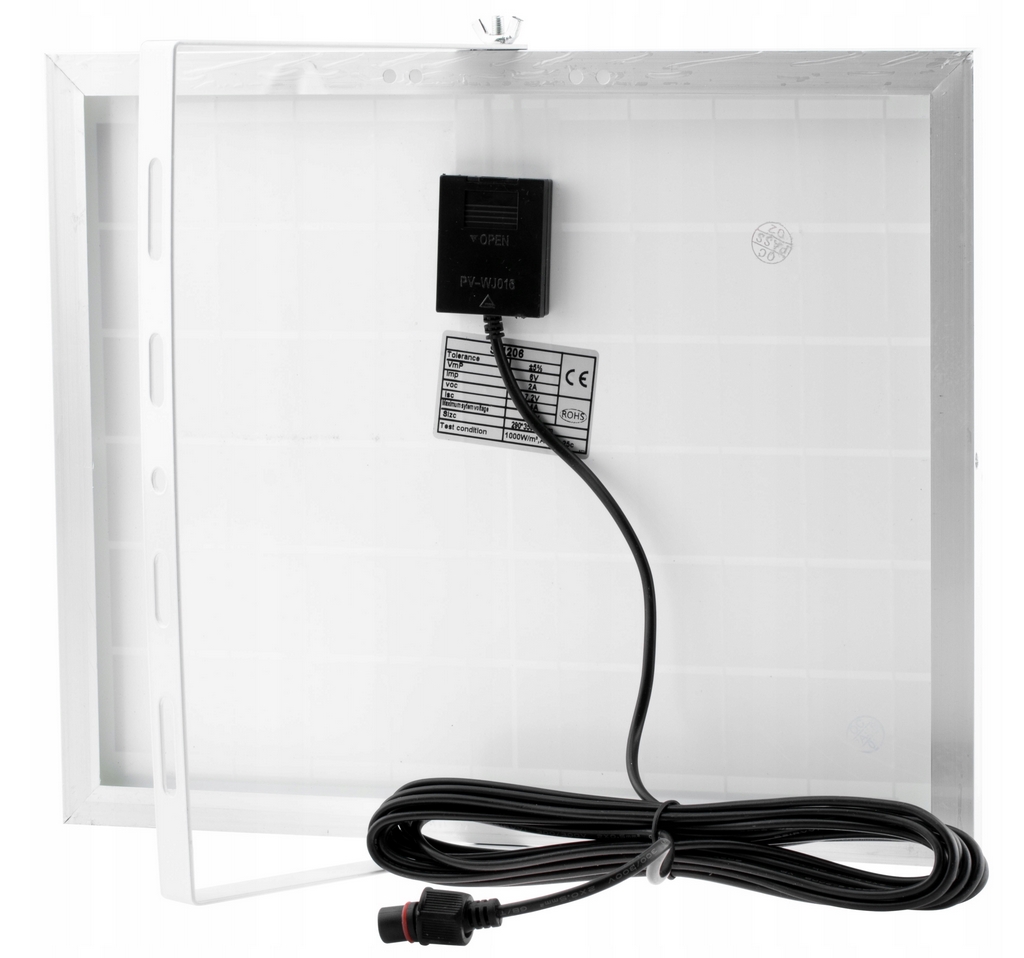 Lampa solarna led naświetlacz solar panel halogen pilot ip66 300w - obrazek 8