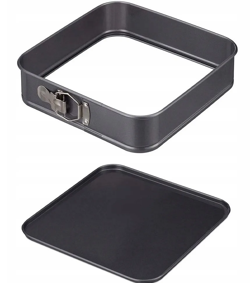 Tortownica zestaw blach do pieczenia tortów ciast nieprzywierająca 3el - obrazek 5