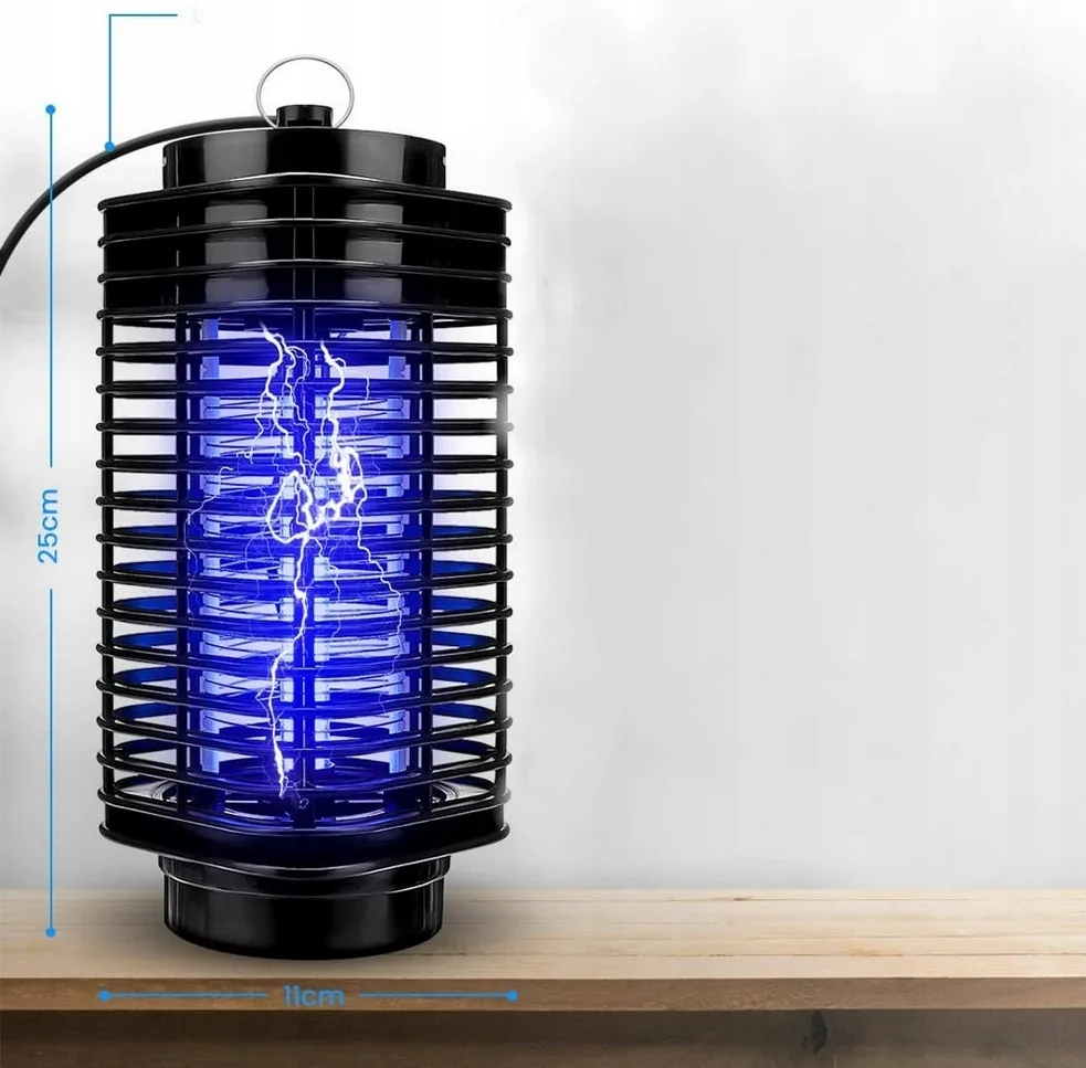 Lampa owadobójcza uv na komary muchy owady 600v - obrazek 2