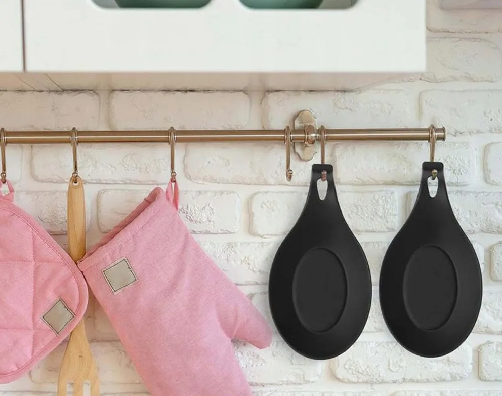 Podstawka podkładka silikonowa ociekacz pod łyżkę - obrazek 3