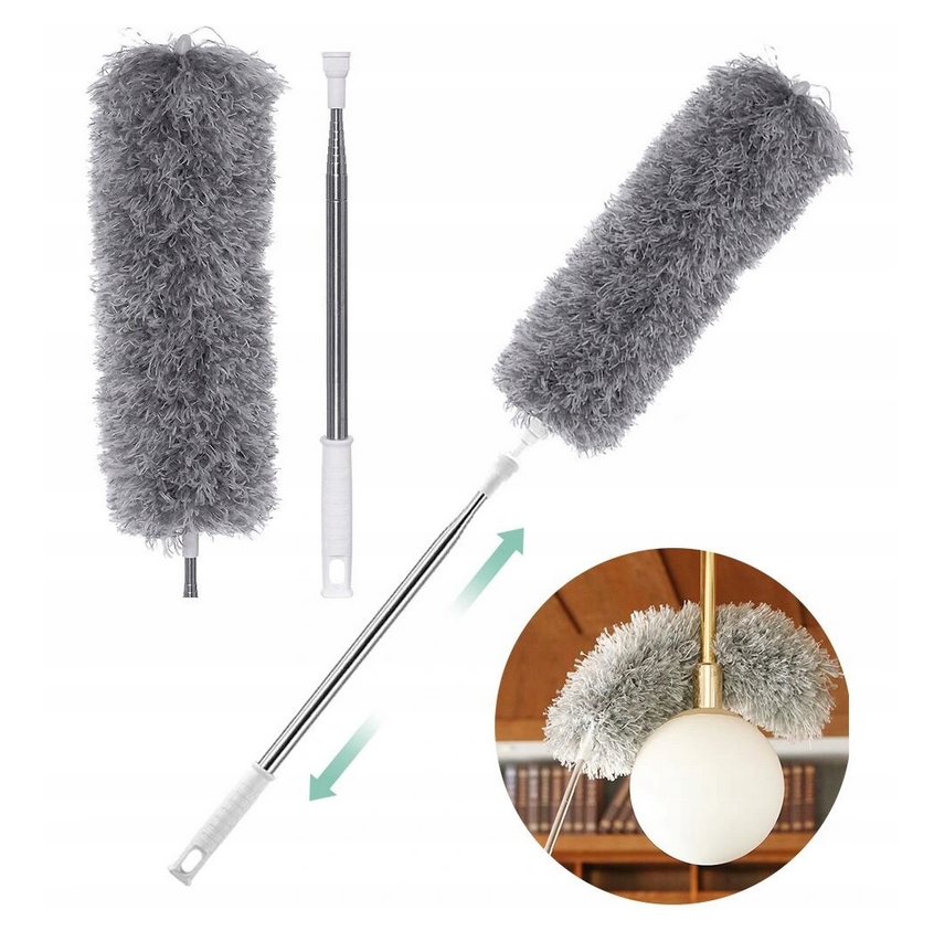 Szczotka miotełka do kurzu teleskopowa długa 280cm - obrazek 2