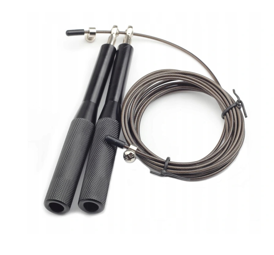 Skakanka łożyskowa bokserska crossfit stalowa regulowana 3m - obrazek 2