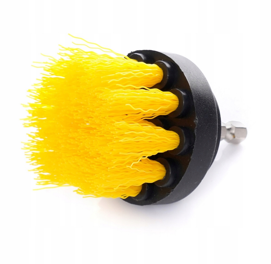 Szczotki czyszczące sprzątające na wiertarkę 1/4 zestaw 3 el - obrazek 6