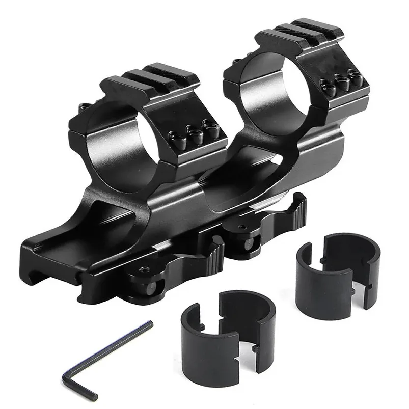 GENETIC® Montaż lunety jednoczęściowy uniwersalny 1" 30mm adapter szyna 20mm picatinny