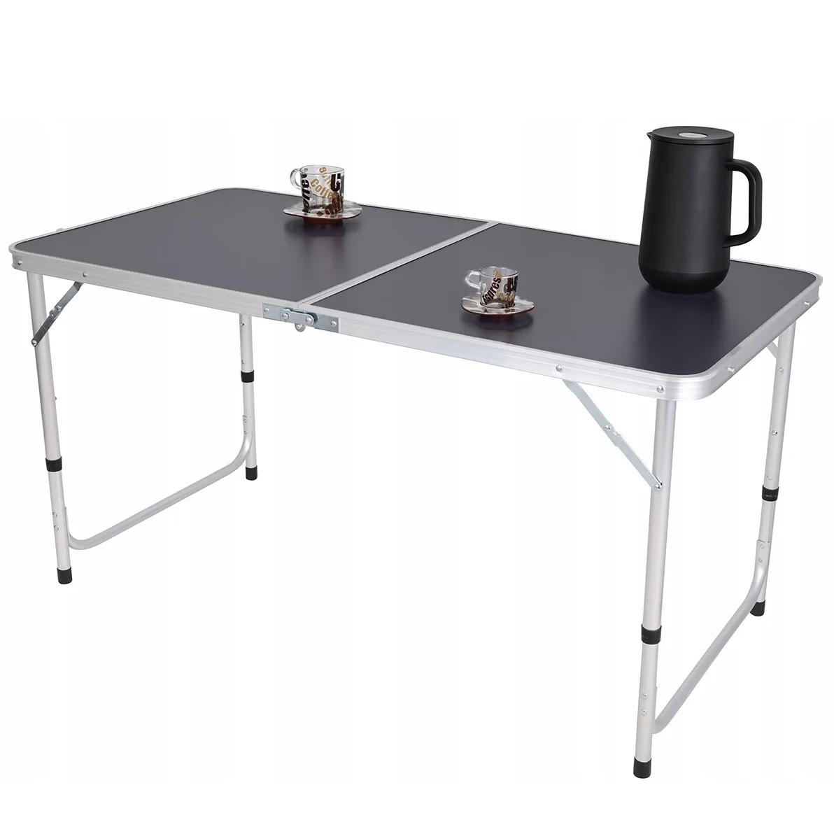 Stolik stół turystyczny ogrodowy składany walizka regulacja podwójny 120cm - obrazek 3