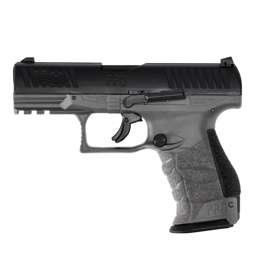 Wiatrówka pistolet na kule gumowe Walther PPQ M2 T4E .43 CO2 szary ekp<17J