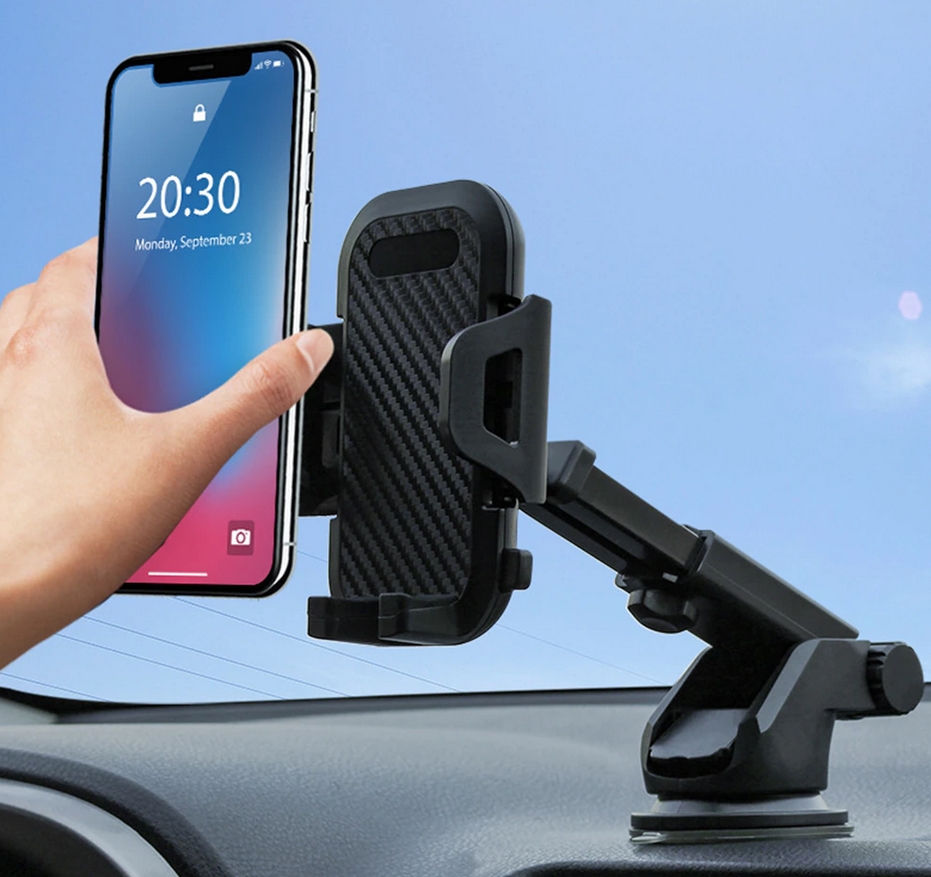 Uchwyt samochodowy na telefon na deskę szybę teleskopowy - obrazek 5