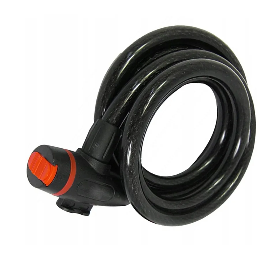 Blokada rowerowa na rower motor zapięcie klucz gruba 100cm 12mm - obrazek 3
