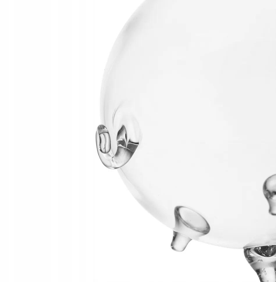 Skarbonka szklana świnka dekoracyjna duża l - obrazek 4