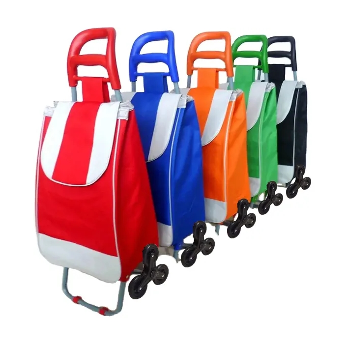 Torba wózek na zakupy składany kółka potrójne - obrazek 3