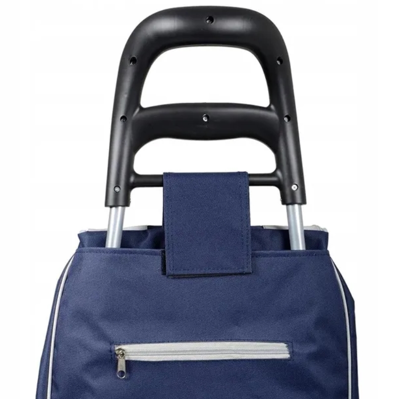 Torba wózek na zakupy składany kółka potrójne - obrazek 4