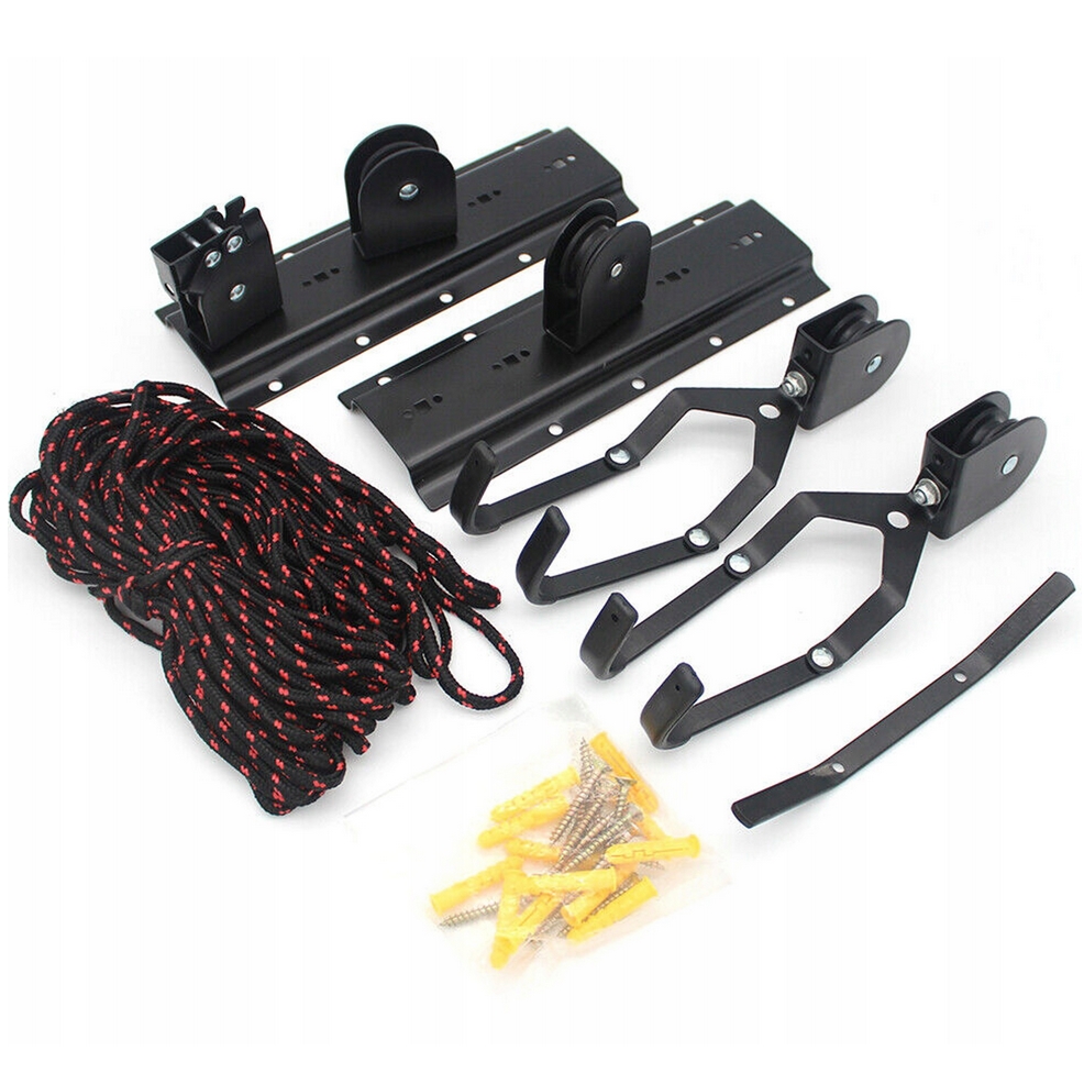 Wieszak na rower uchwyt rowerowy ścienny hak sufit sufitowy winda - obrazek 4