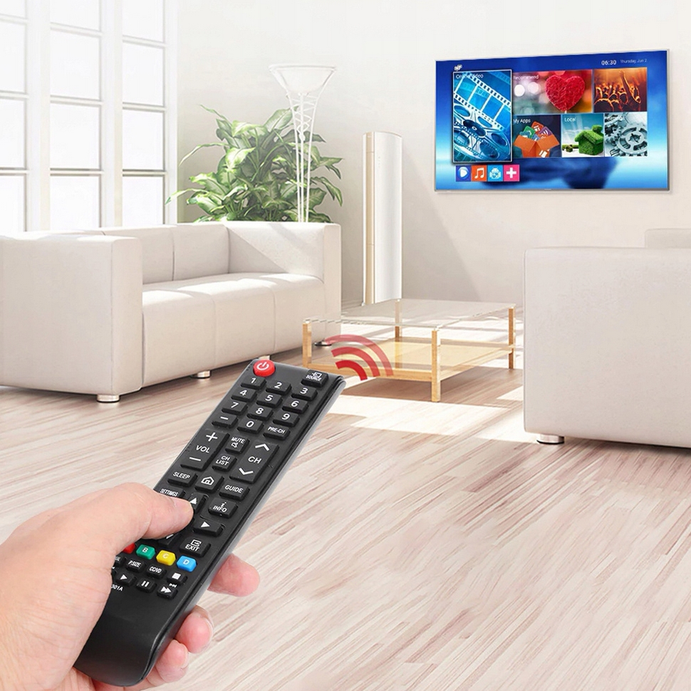 PLUGX Pilot do telewizora tv uniwersalny samsung led 4k hd smart - obrazek 5