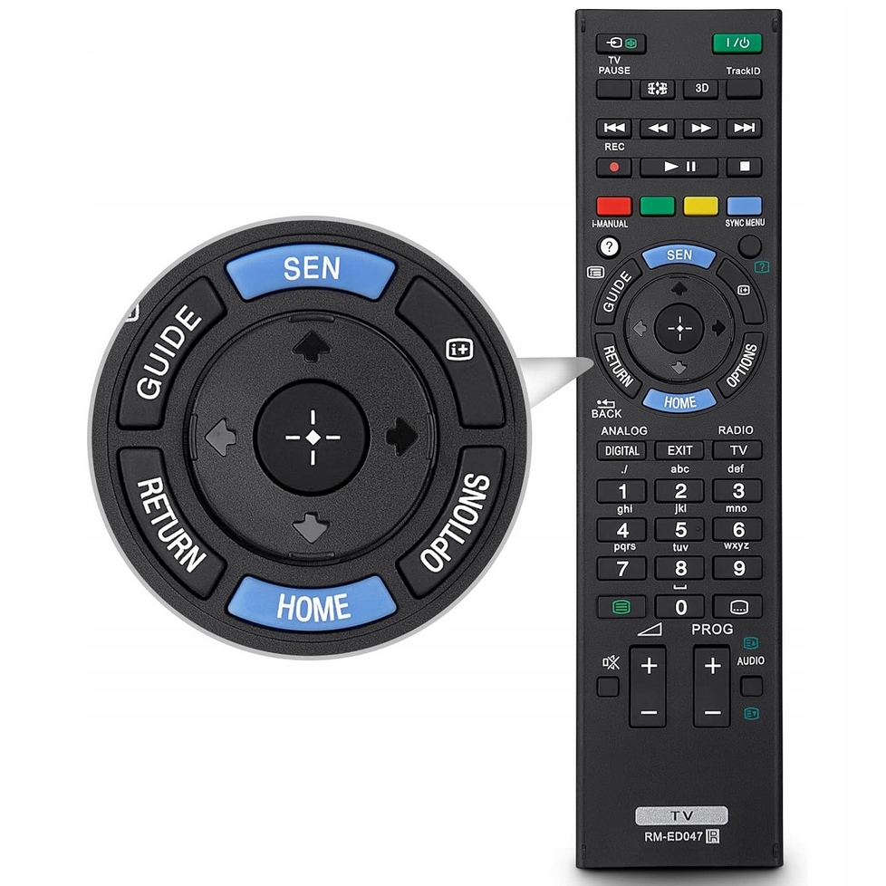 Pilot uniwersalny do telewizora sony bravia smart tv - obrazek 3