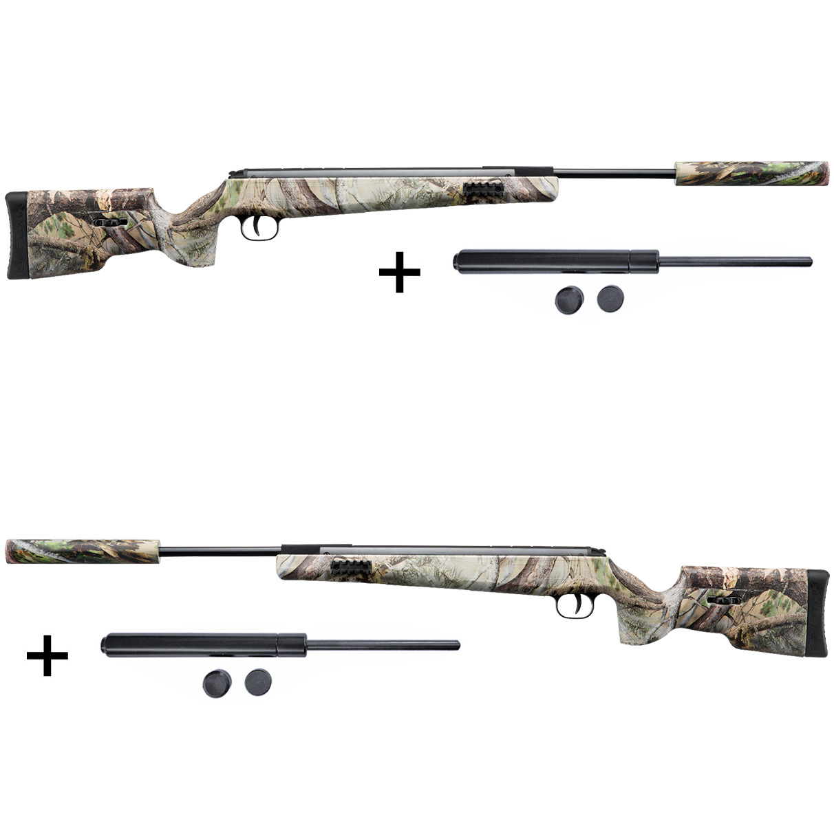 Wiatrówka karabinek SR1250S Camo kal. 5,5mm łamana ekp<17J + sprężyna gazowa vortex