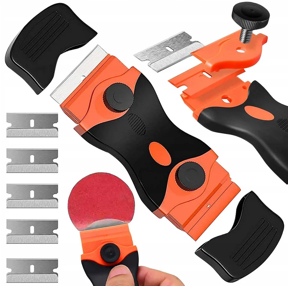 Skrobak dwustronny do płyty indukcyjnej ceramicznej 6x ostrze