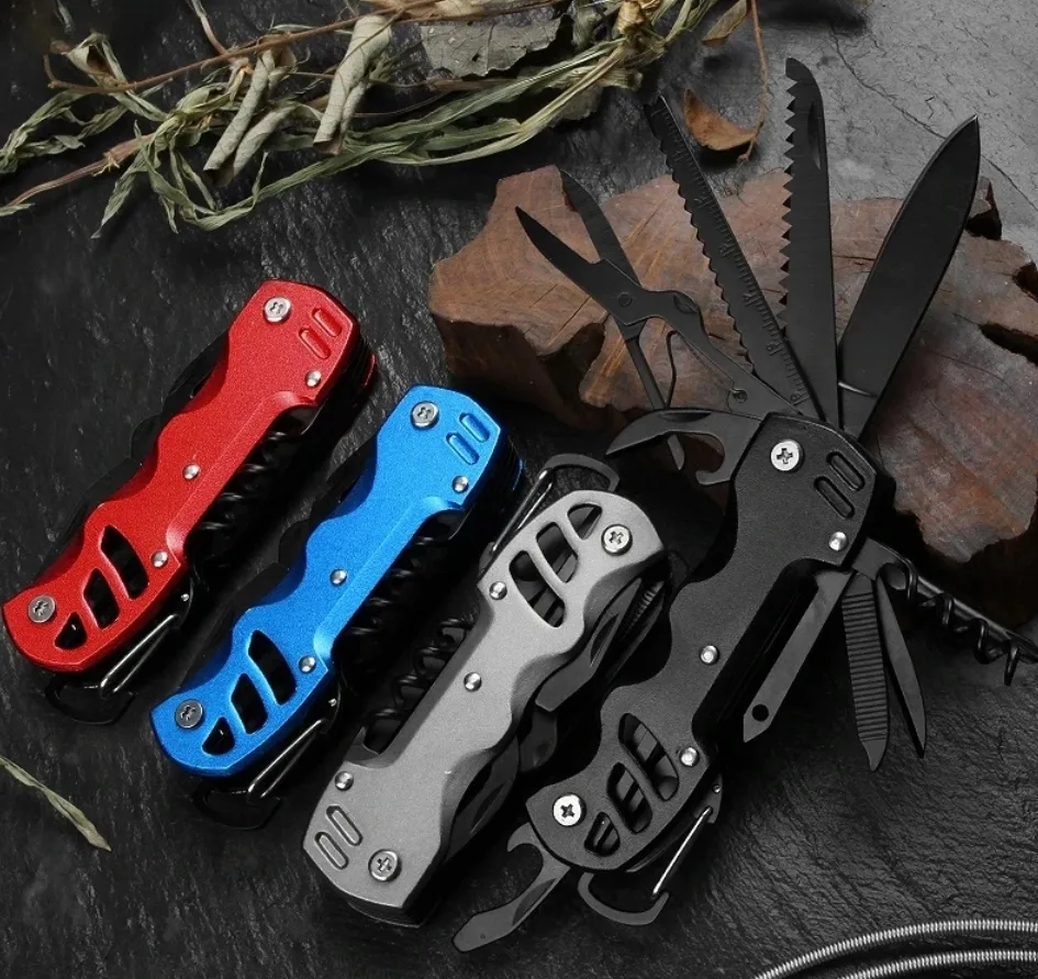 FOXTER® Multitool narzędzie wielofunkcyjne survival scyzoryk 13w1 - obrazek 3