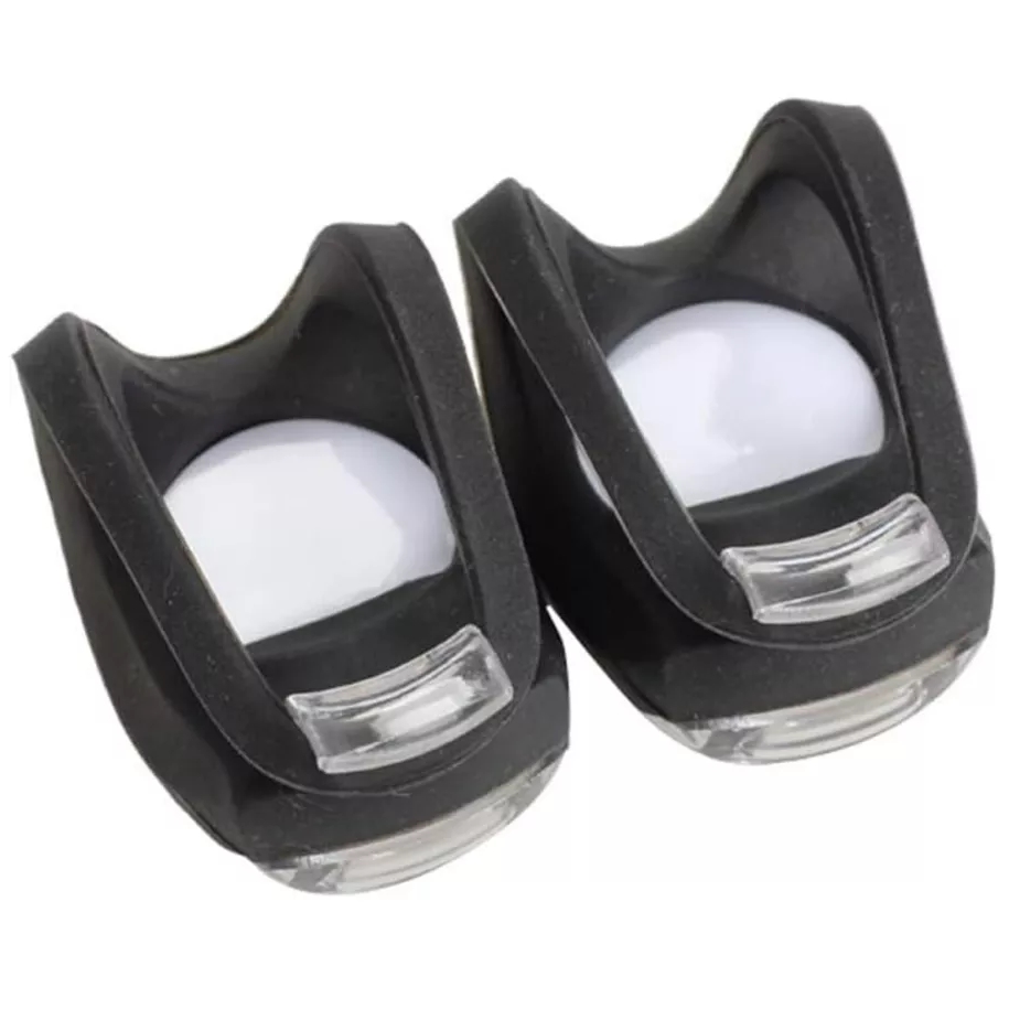 Lampka rowerowa 2x led mocna zestaw lampek do roweru silikonowe - obrazek 3