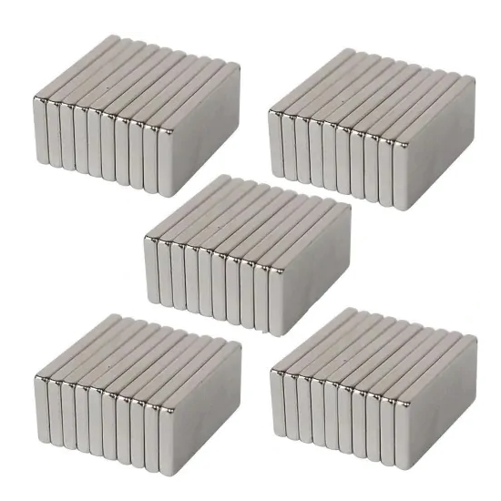 HÖGLER Mocny magnes neodymowy płaski 8x4x2mm 10szt - obrazek 3