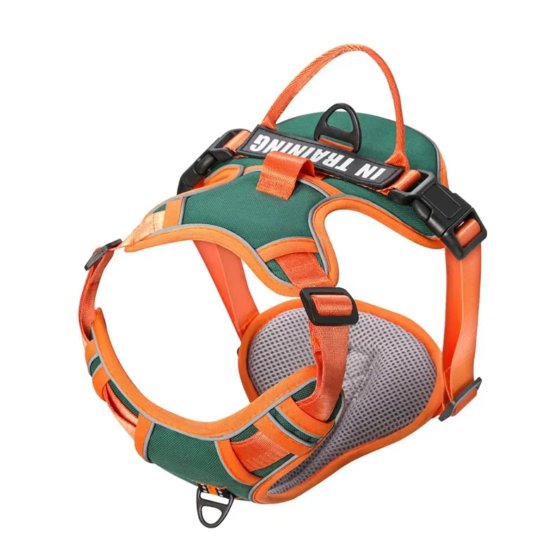 NUXIE® Szelki dla psa bezuciskowe premium mocne lekkie uchwyt L - obrazek 4