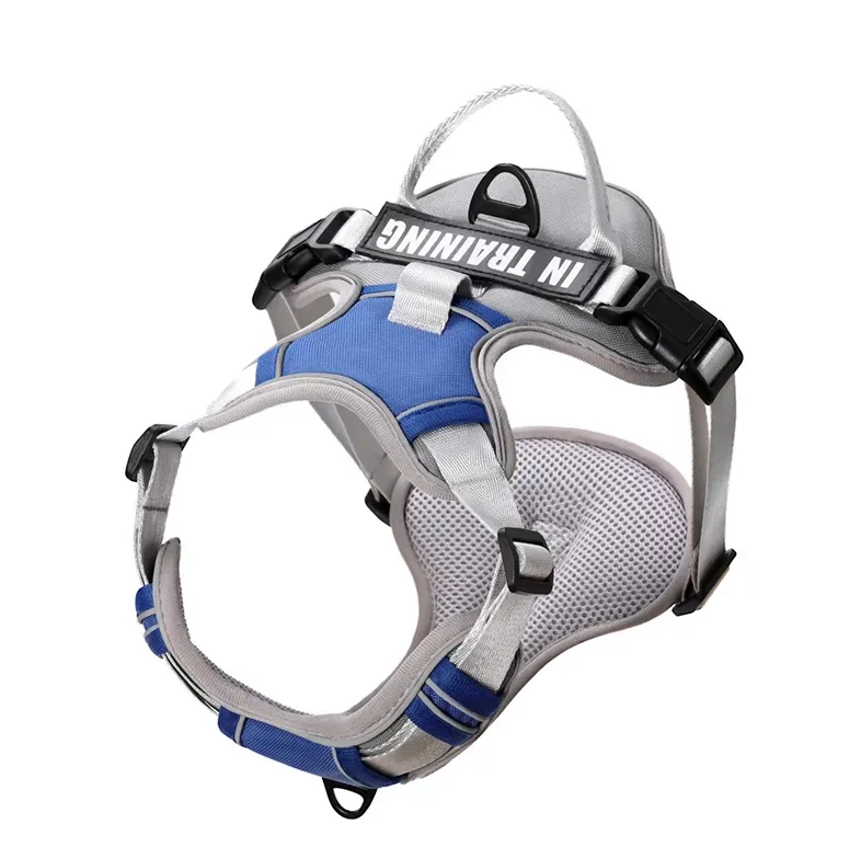 NUXIE® Szelki dla psa bezuciskowe premium mocne lekkie uchwyt L - obrazek 5