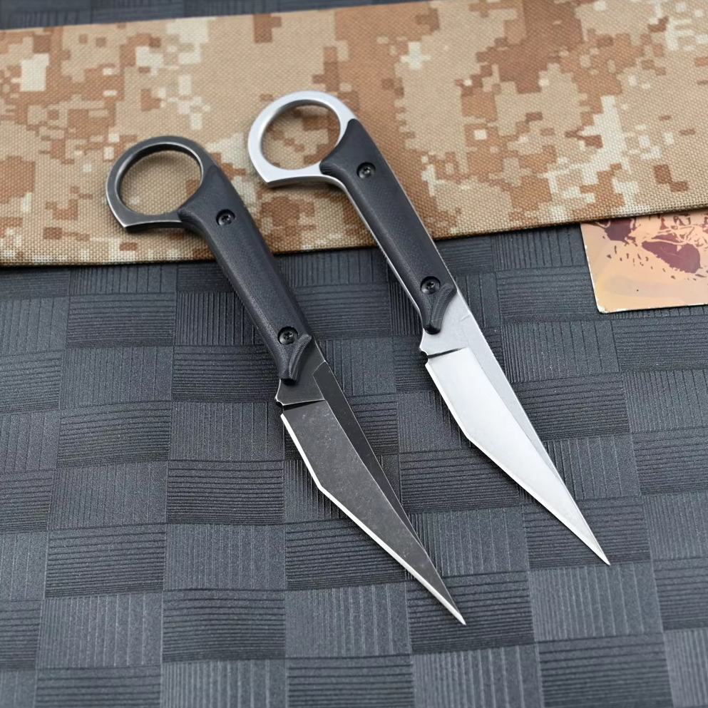 FOXTER® Nóż myśliwski taktyczny wojskowy survival karambit rzutka pokrowiec 19cm - obrazek 3