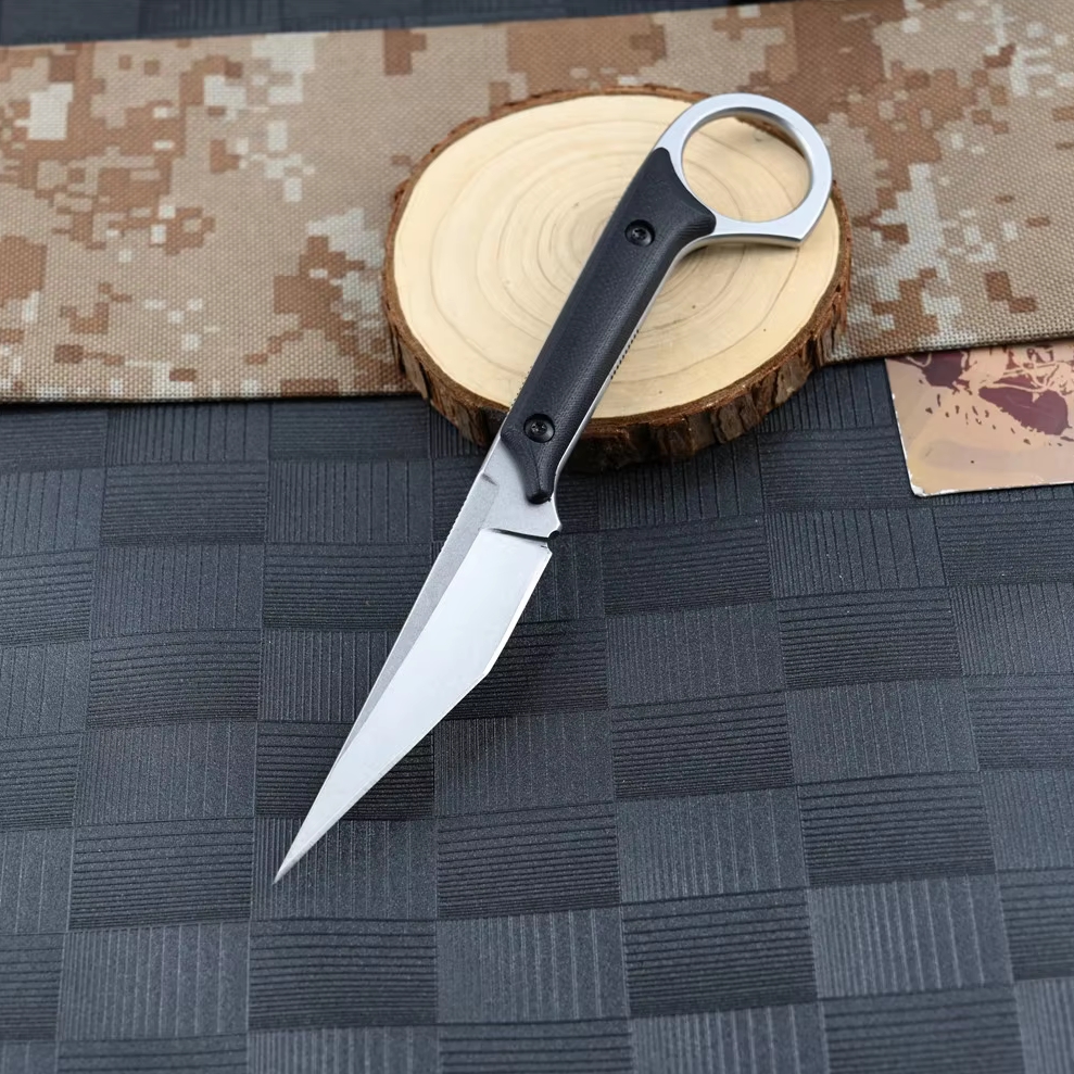 FOXTER® Nóż myśliwski taktyczny wojskowy survival karambit rzutka pokrowiec 19cm - obrazek 7