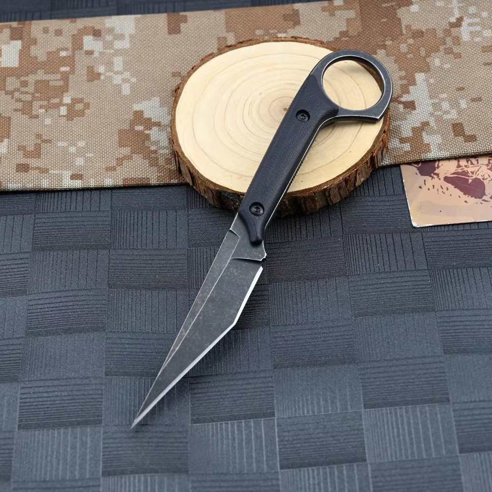 FOXTER® Nóż myśliwski taktyczny wojskowy survival karambit rzutka pokrowiec 19cm - obrazek 8