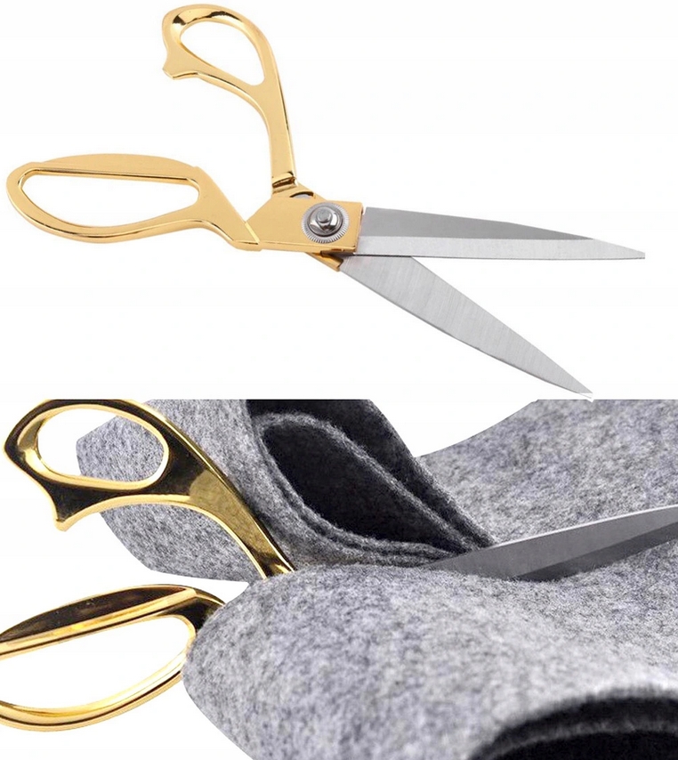 Profesjonalne nożyce nożyczki krawieckie 24cm - obrazek 2