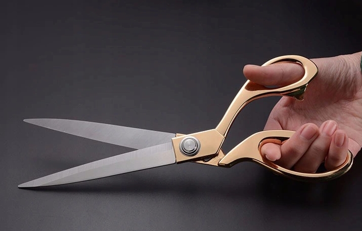 Profesjonalne nożyce nożyczki krawieckie 24cm - obrazek 3