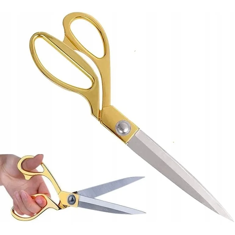 Profesjonalne nożyce nożyczki krawieckie 24cm - obrazek 6