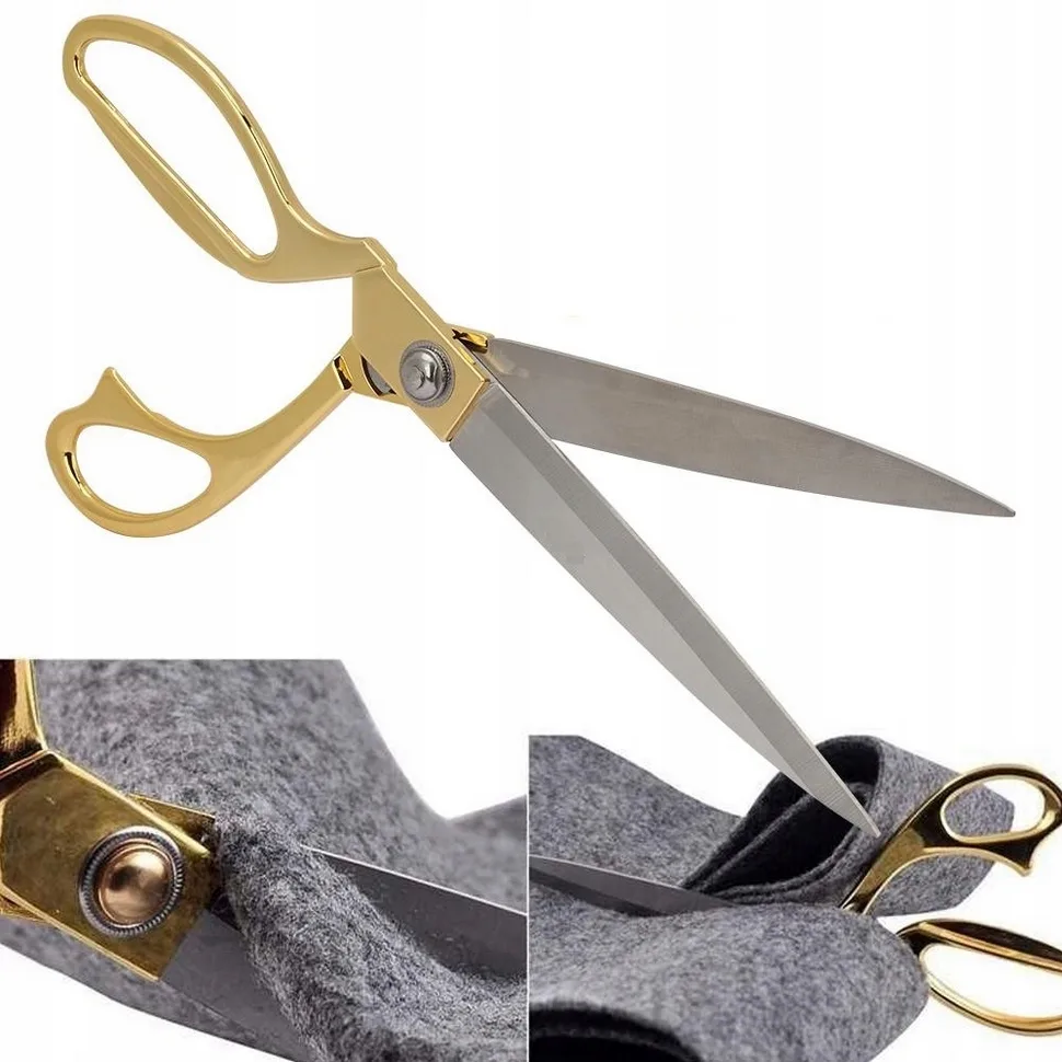 Profesjonalne nożyce nożyczki krawieckie 24cm