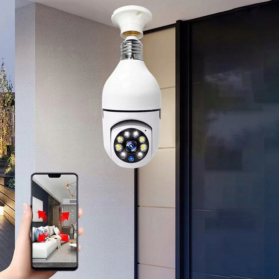Kamera obrotowa wifi fullhd niania gwint żarówka e27 - obrazek 4