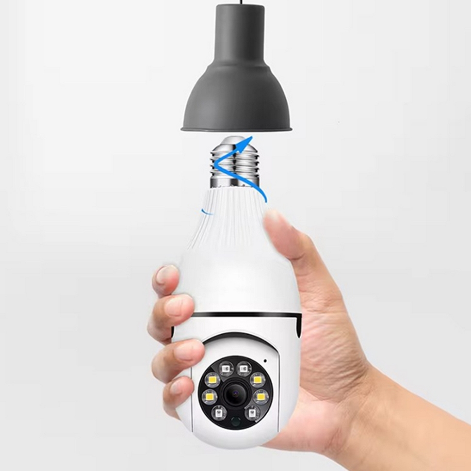 Kamera obrotowa wifi fullhd niania gwint żarówka e27 - obrazek 5