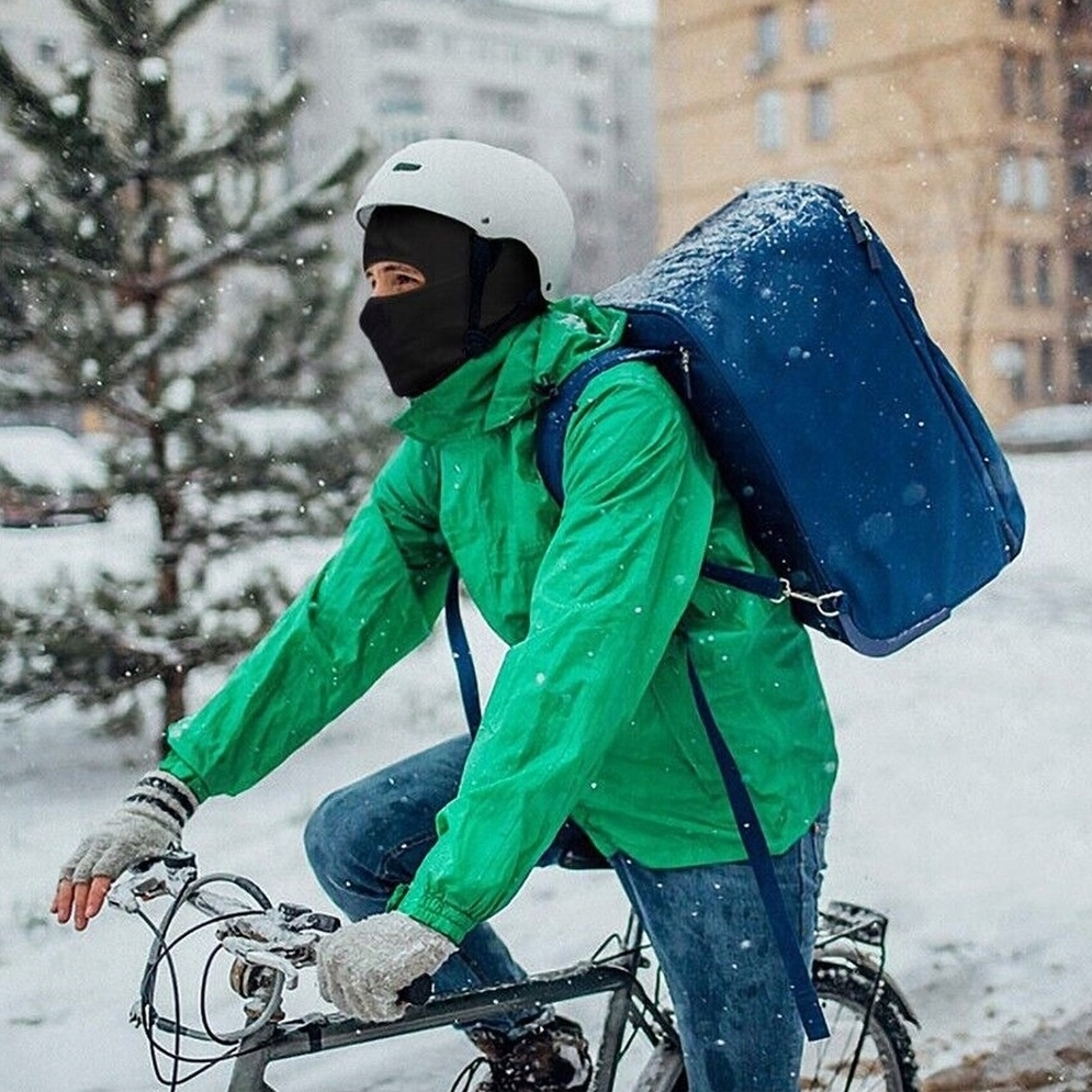 Kominiarka termoaktywna zimowa wojskowa narciarska ciepła maska z kołnierzem - obrazek 3