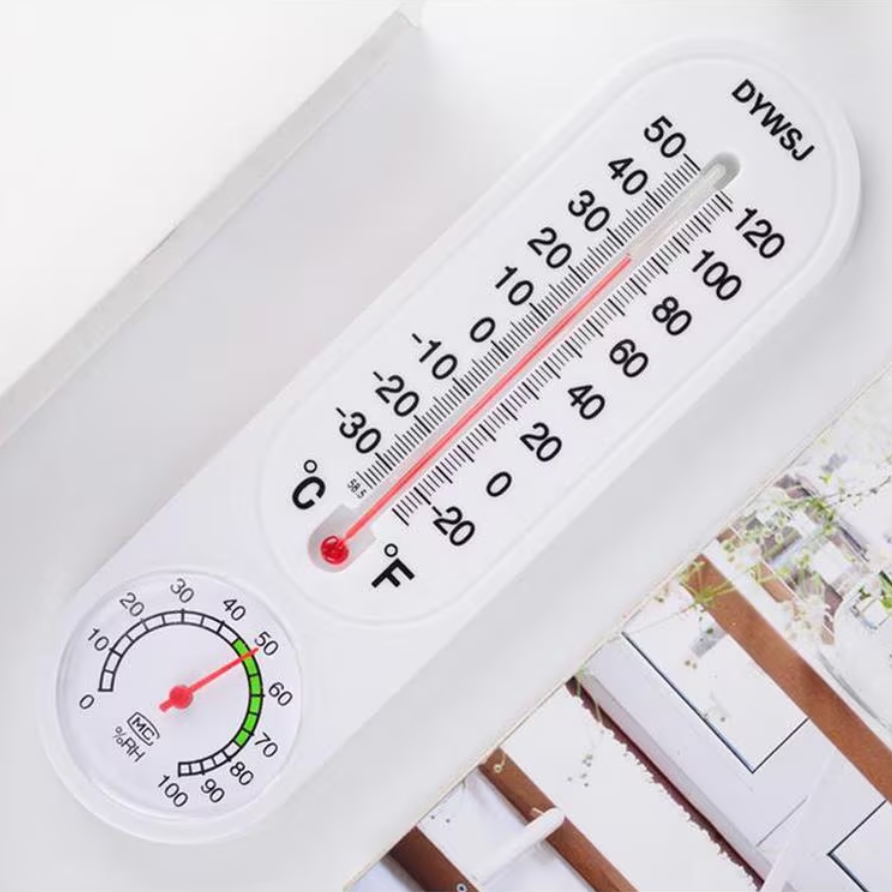 Termometr z higrometrem zewnętrzny wewnętrzny ogrodowy stacja pogodowa 2w1 - obrazek 4