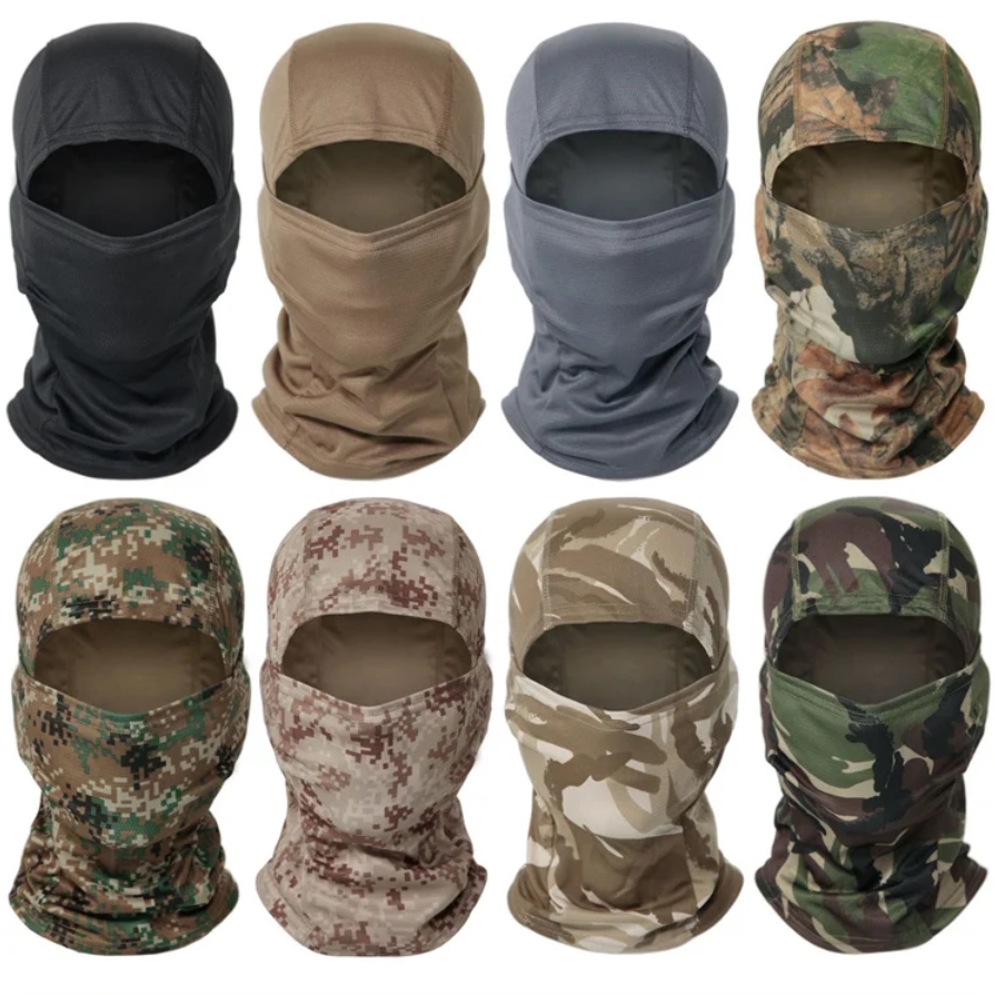 Kominiarka termoaktywna zimowa wojskowa narciarska ciepła maska z kołnierzem - obrazek 9